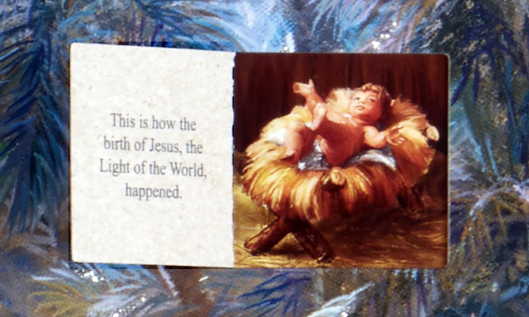 Light of the World Advent Calendar (Countdown to Christmas) with Nativity Story by Vermont Christmas Company